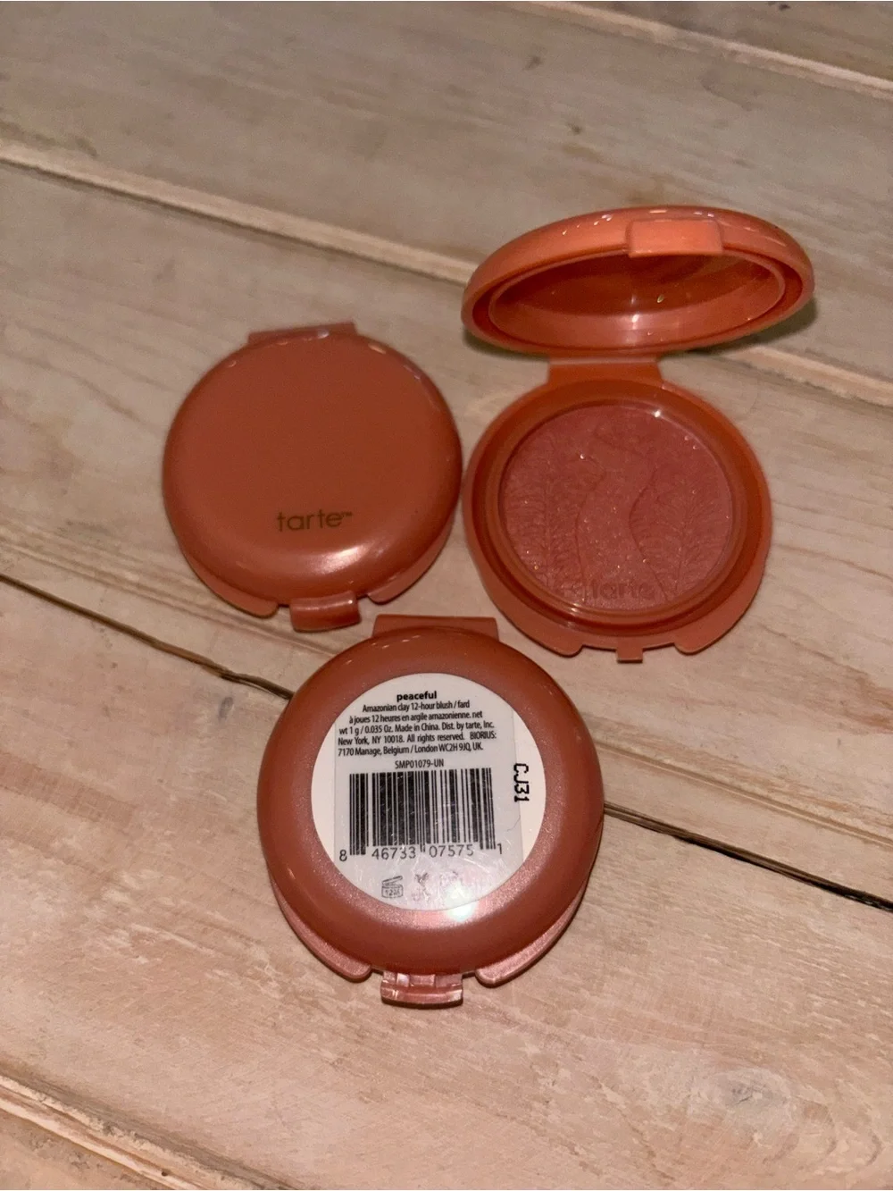 tarte Amazonian 12 day blush set of 3 (703)